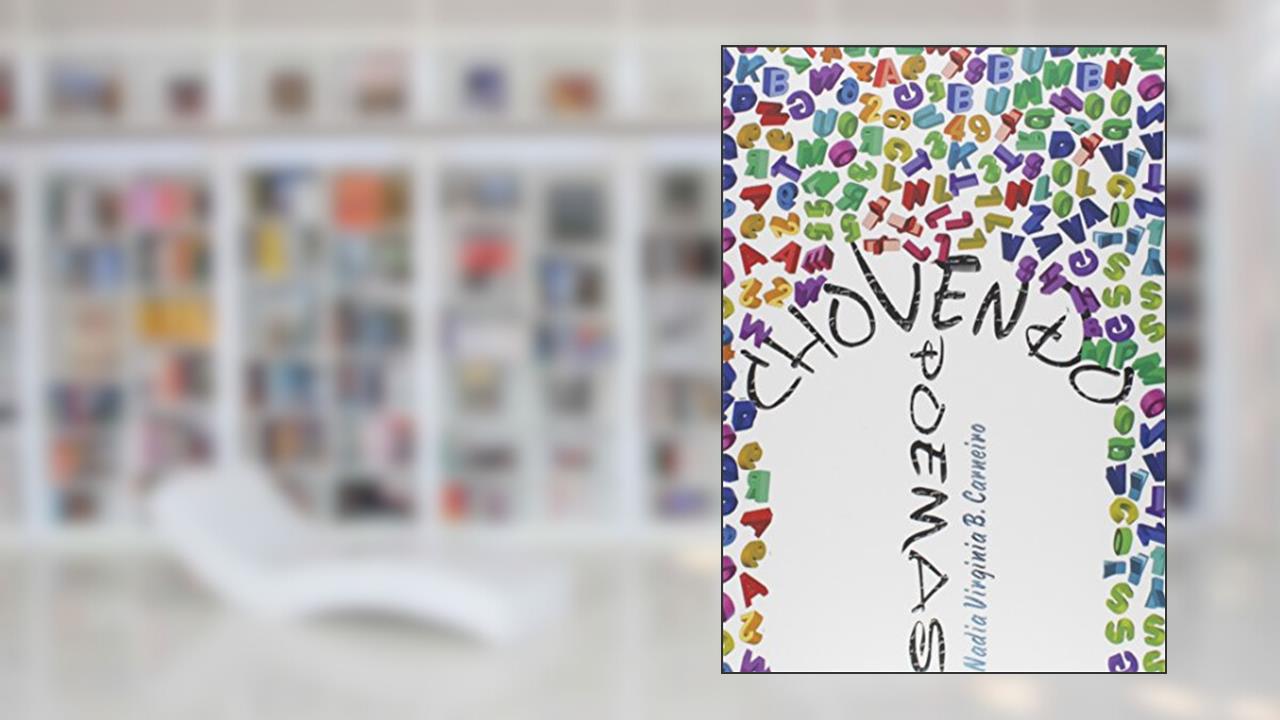 Capa de Chovendo Poemas, do autor Nadia Virginia