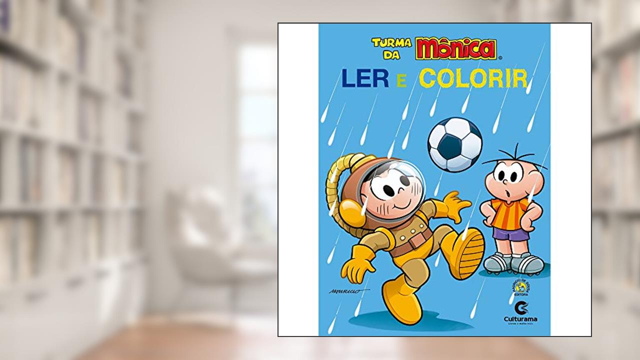Capa de Médio Ler E Colorir Cascao, do autor Mauricio de Souza