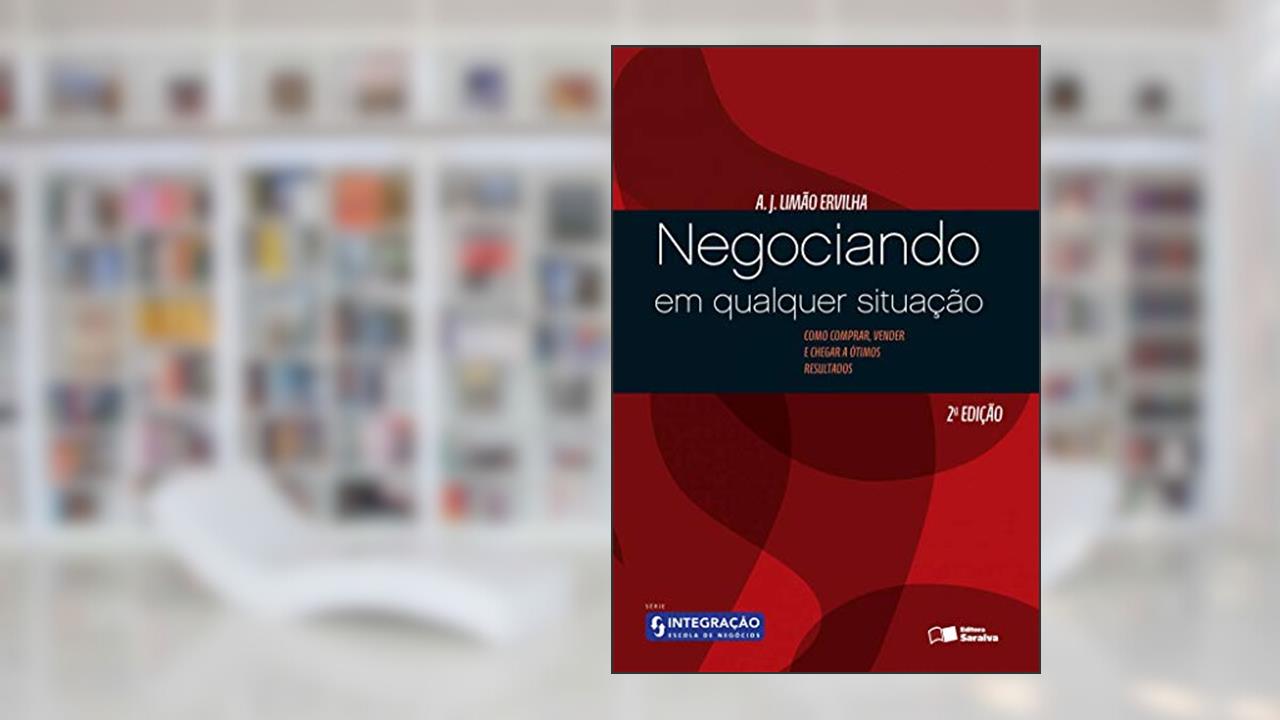 Capa de Negociando em qualquer situação: Como comprar, vender e chegar a ótimos resultados, do autor Antônio de Jesus Limão Ervilha