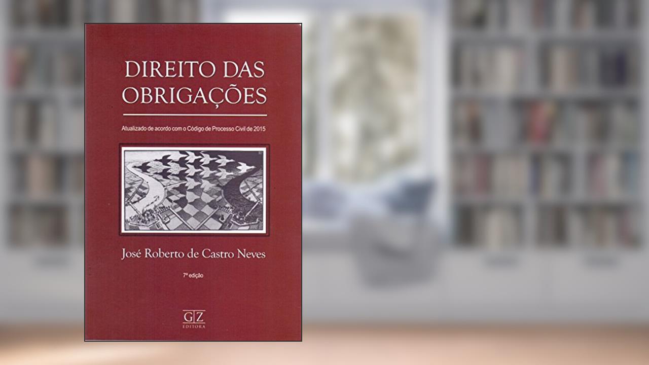 Capa de Direito das Obrigações, do autor José Roberto de Castro Neves