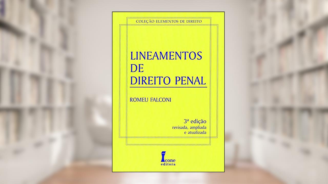 Capa de Lineamentos de Direito Penal, do autor Romeu Falconi