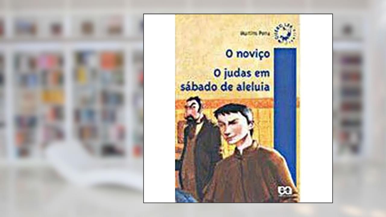 Capa de O noviço / O judas em sábado de aleluia, do autor Martins Pena