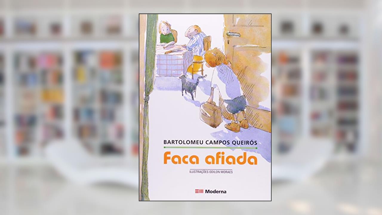Capa de Faca Afiada, do autor Bartolomeu Campos Queiroz
