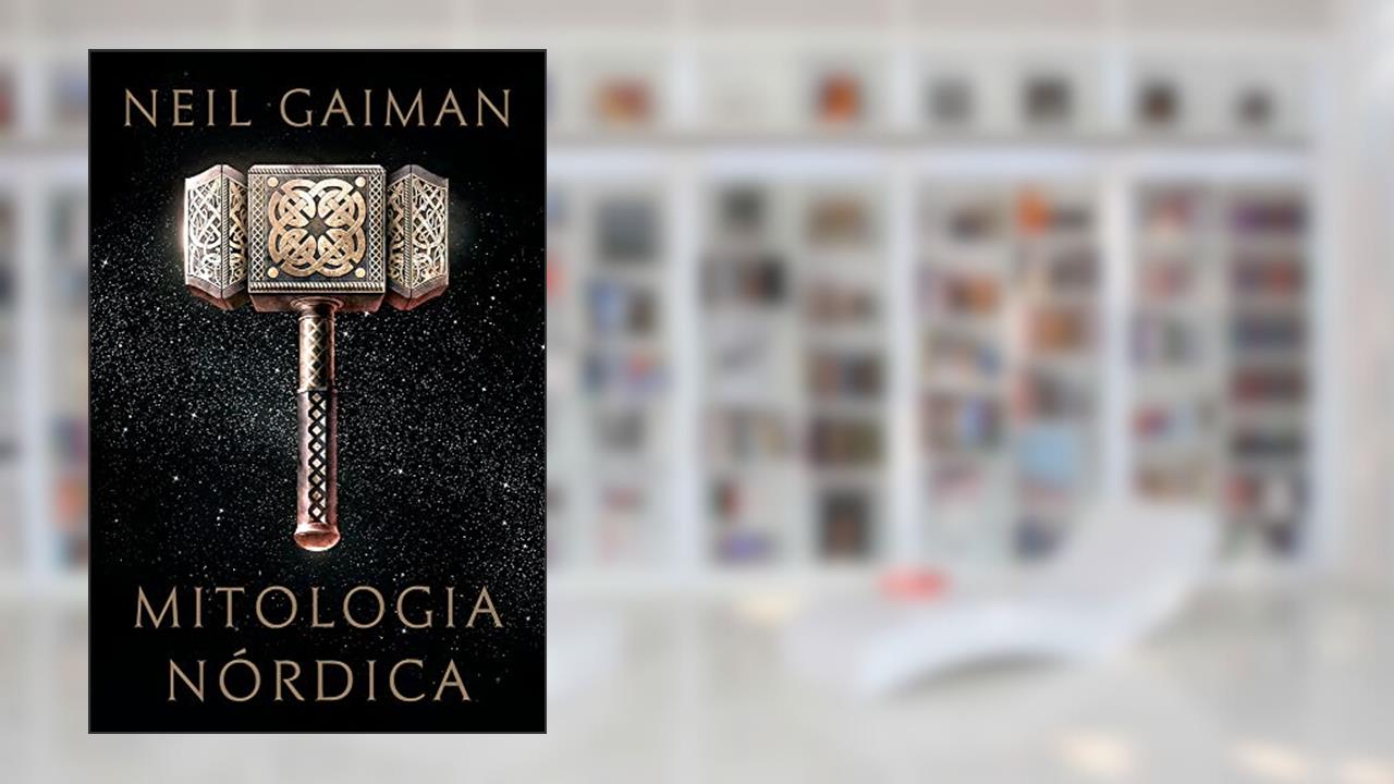 Capa de Mitologia Nórdica, do autor Neil Gaiman