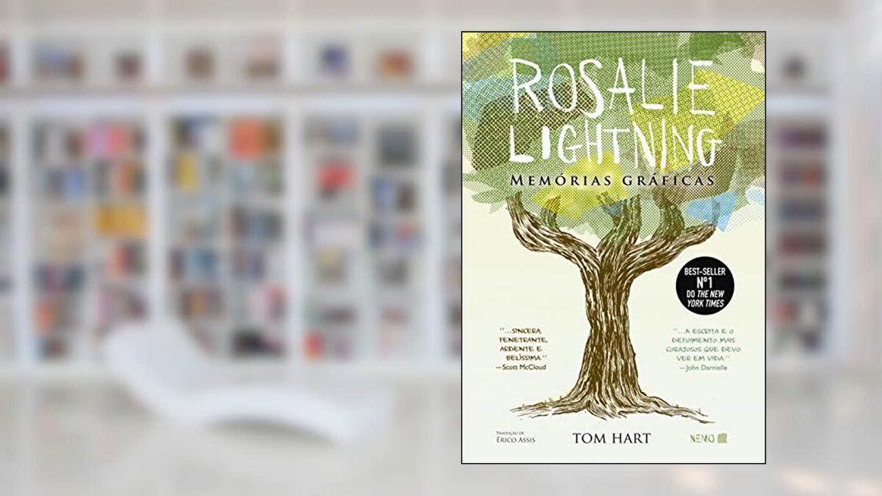 Capa de Rosalie Lightning: Memórias gráficas, do autor Tom Hart