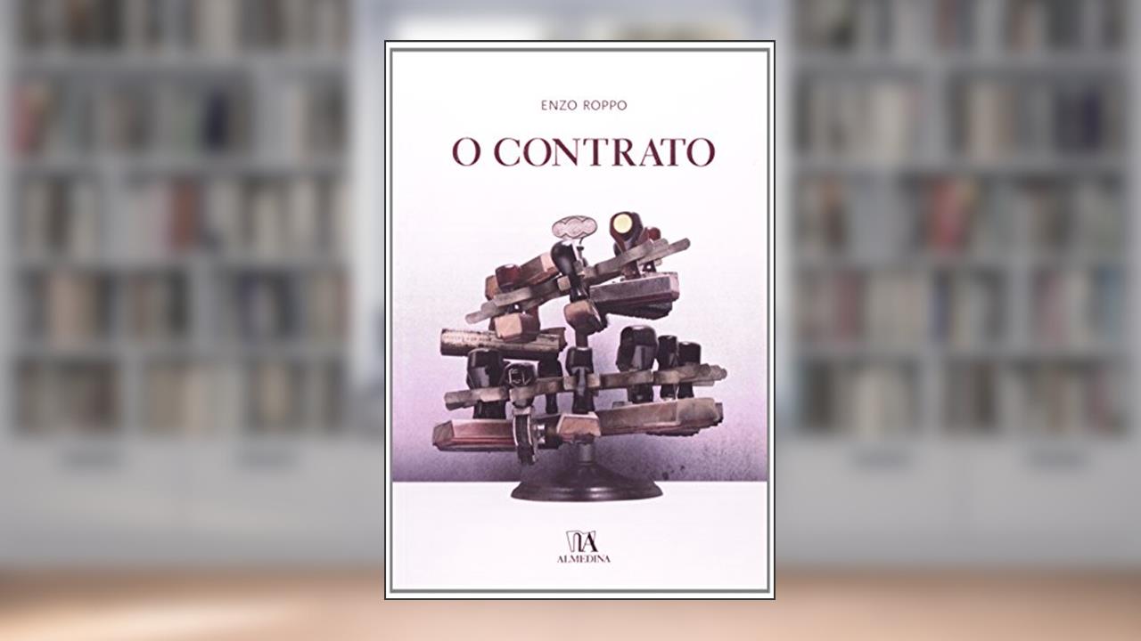 Capa de O Contrato, do autor Enzo Roppo