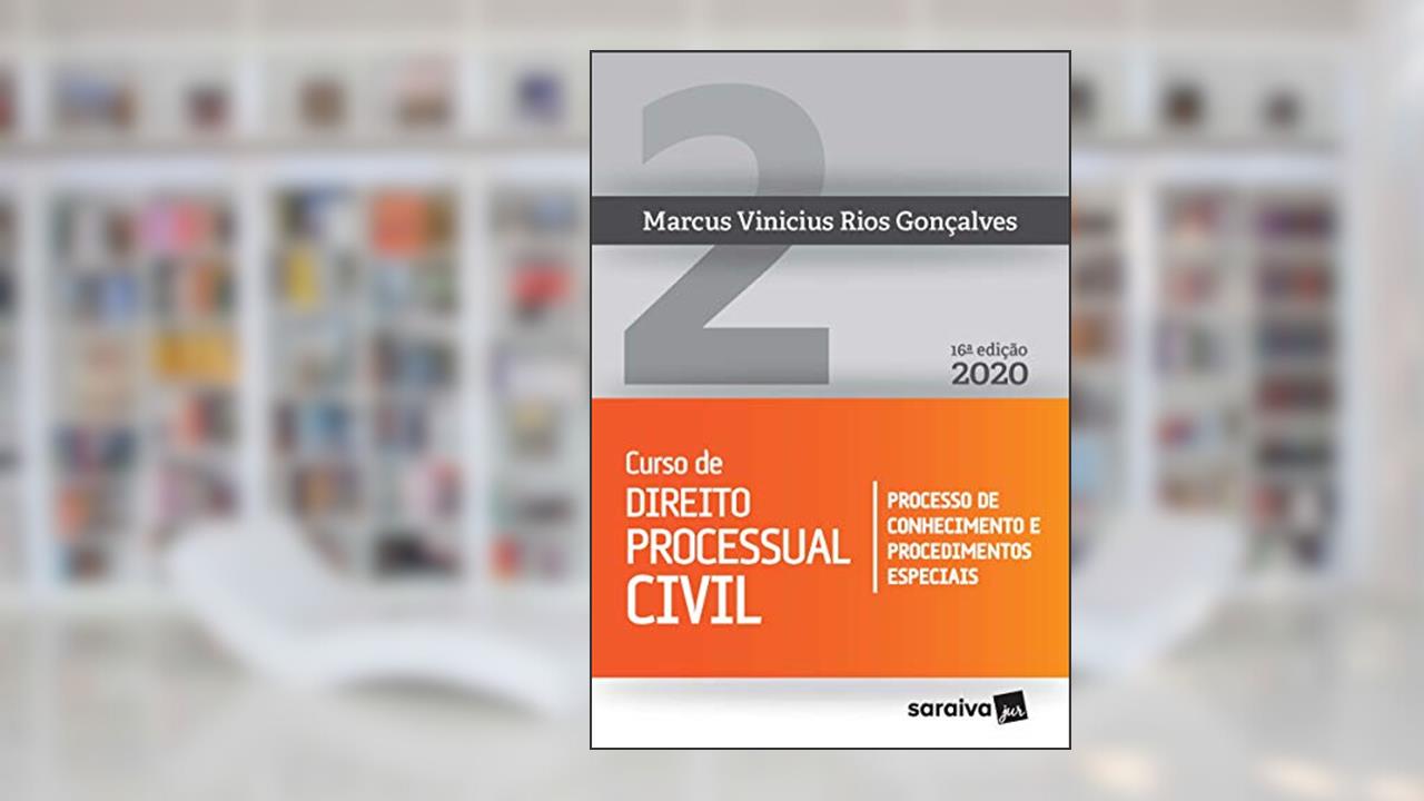 Capa de Curso de Direito Processual Civil - Vol. 2 - 16ª edição de 2020: Processo de Conhecimento e Procedimentos Especiais: Volume 2, do autor Marcus Vinicius Rios Gonçalves