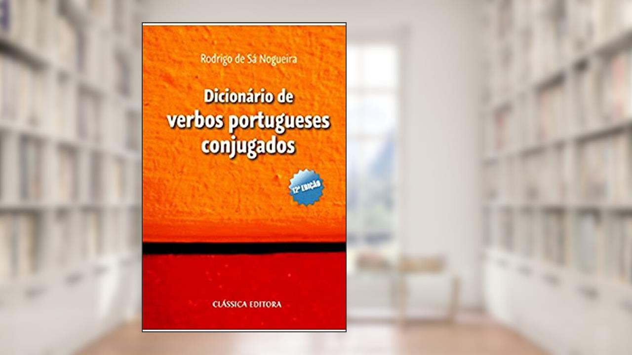 Capa de Dicionário de Verbos Portugueses Conjugados, do autor Rodrigo de Sá Nogueira