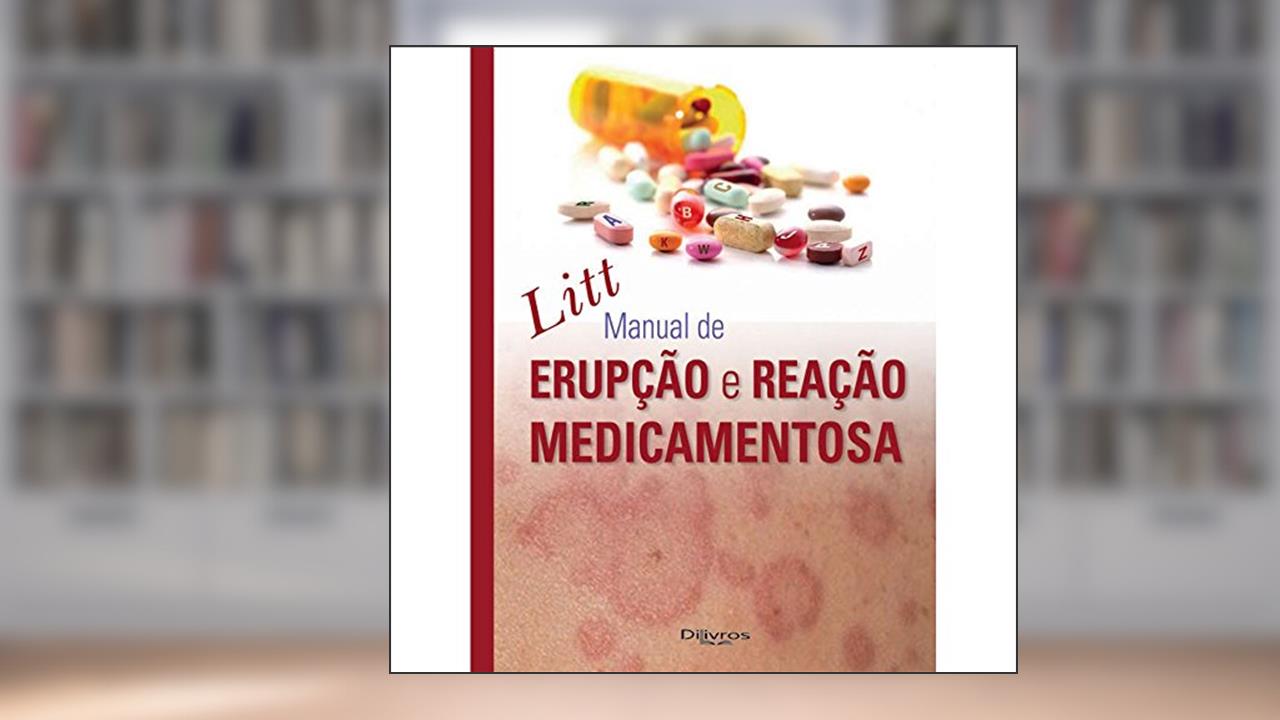 Capa de Litt. Manual de Erupção e Reação Medicamentosa, do autor Jerome Z. Litt
