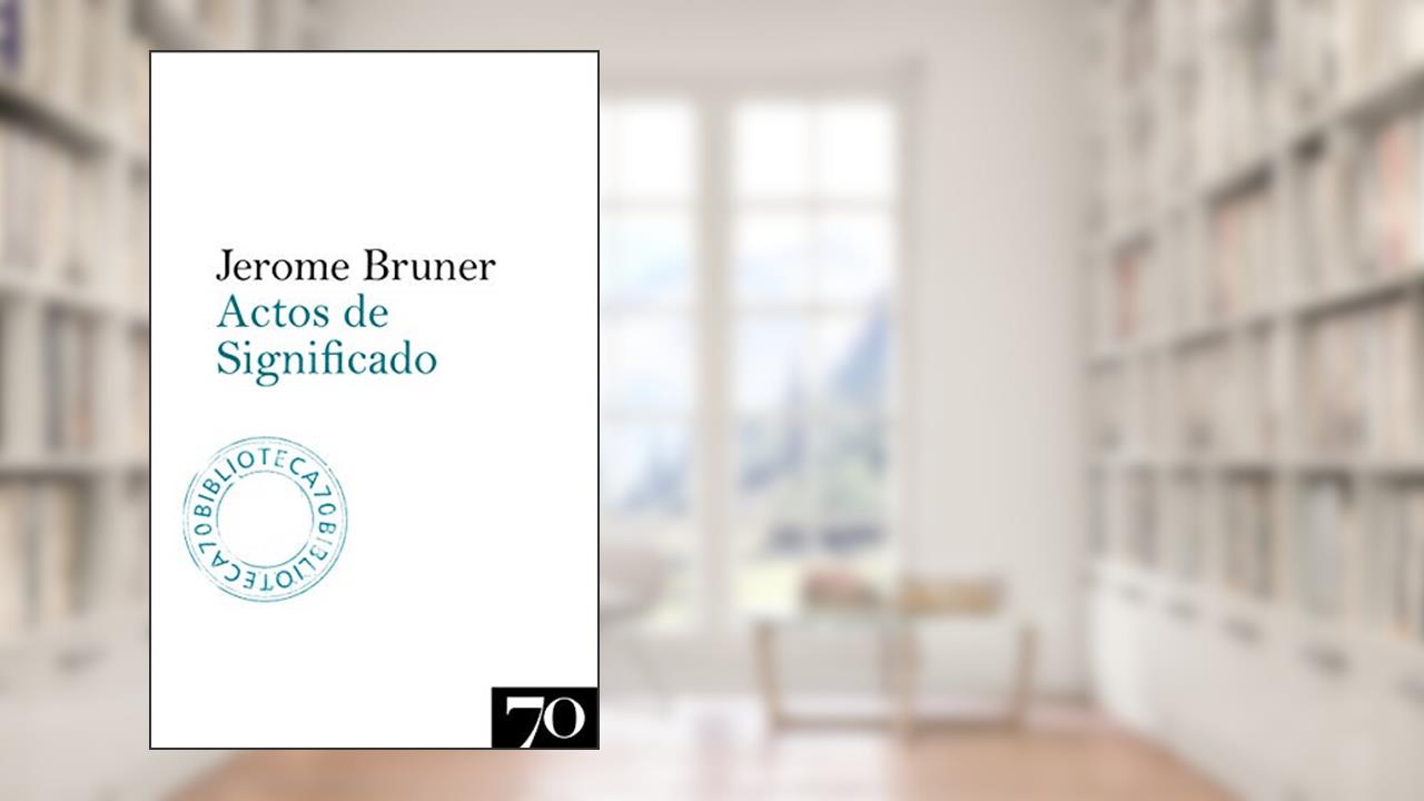 Capa de Actos de Significado, do autor Jerome Bruner