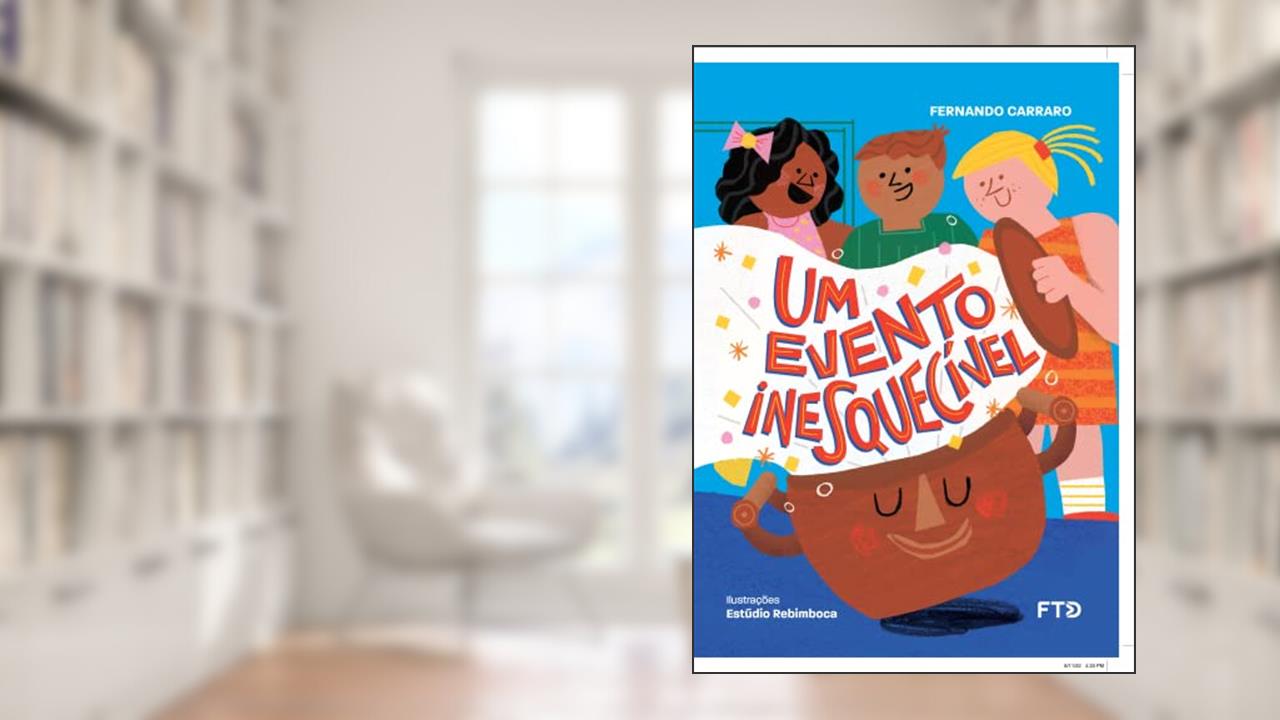 Capa de Um Evento Inesquecível, de Fernando Carraro