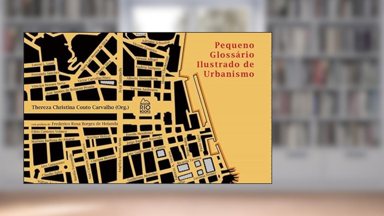 Capa de Pequeno Glossário Ilustrado de Urbanismo, do autor Thereza Christina Couto Carvalho