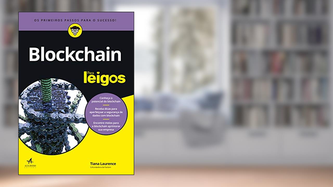 Capa de Blockchain Para leigos, do autor Tiana Laurence