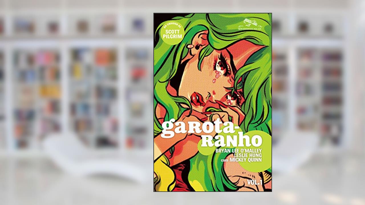 Capa de Garota-ranho ? Vol. 1: Green Hair Don't Care, do autor Bryan Lee O'Malley; Leslie Hung