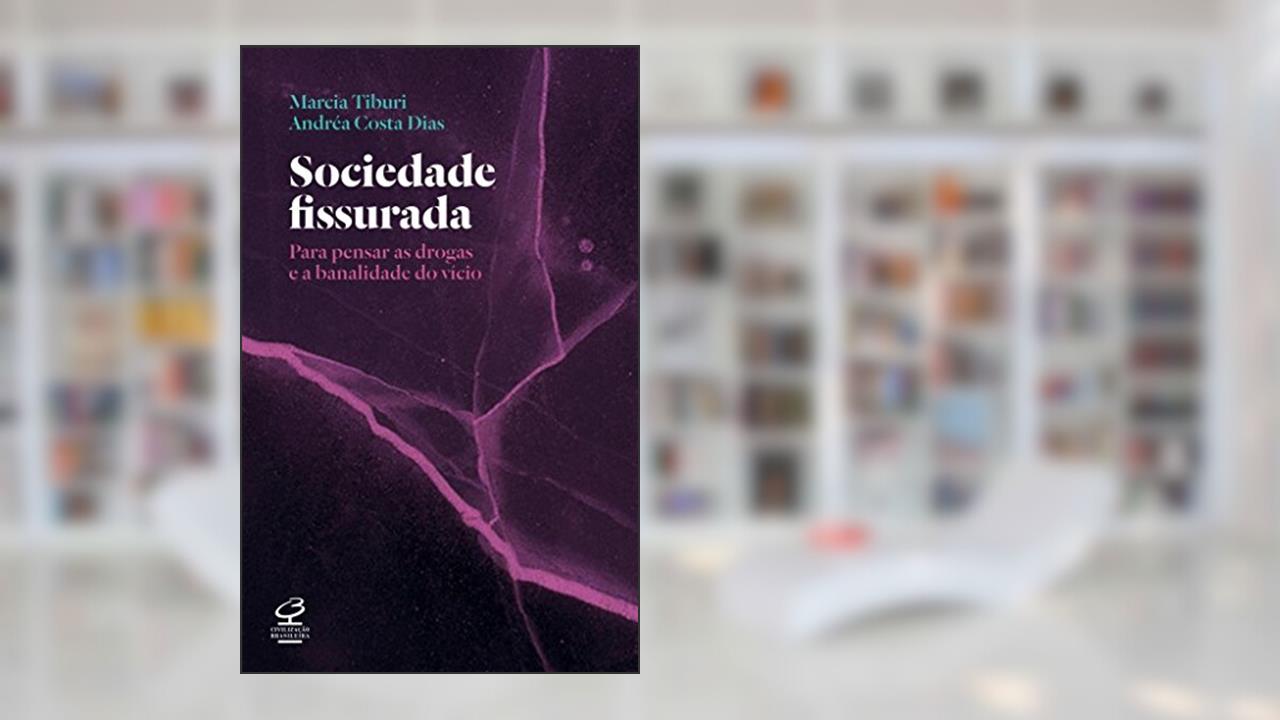 Capa de Sociedade fissurada, do autor Marcia Angelita Tiburi