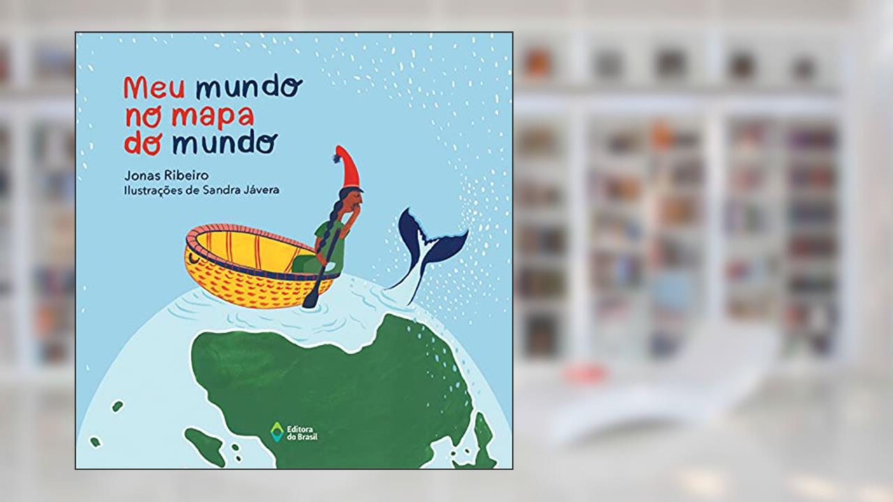 Capa de Meu mundo no mapa do mundo, do autor Jonas Ribeiro