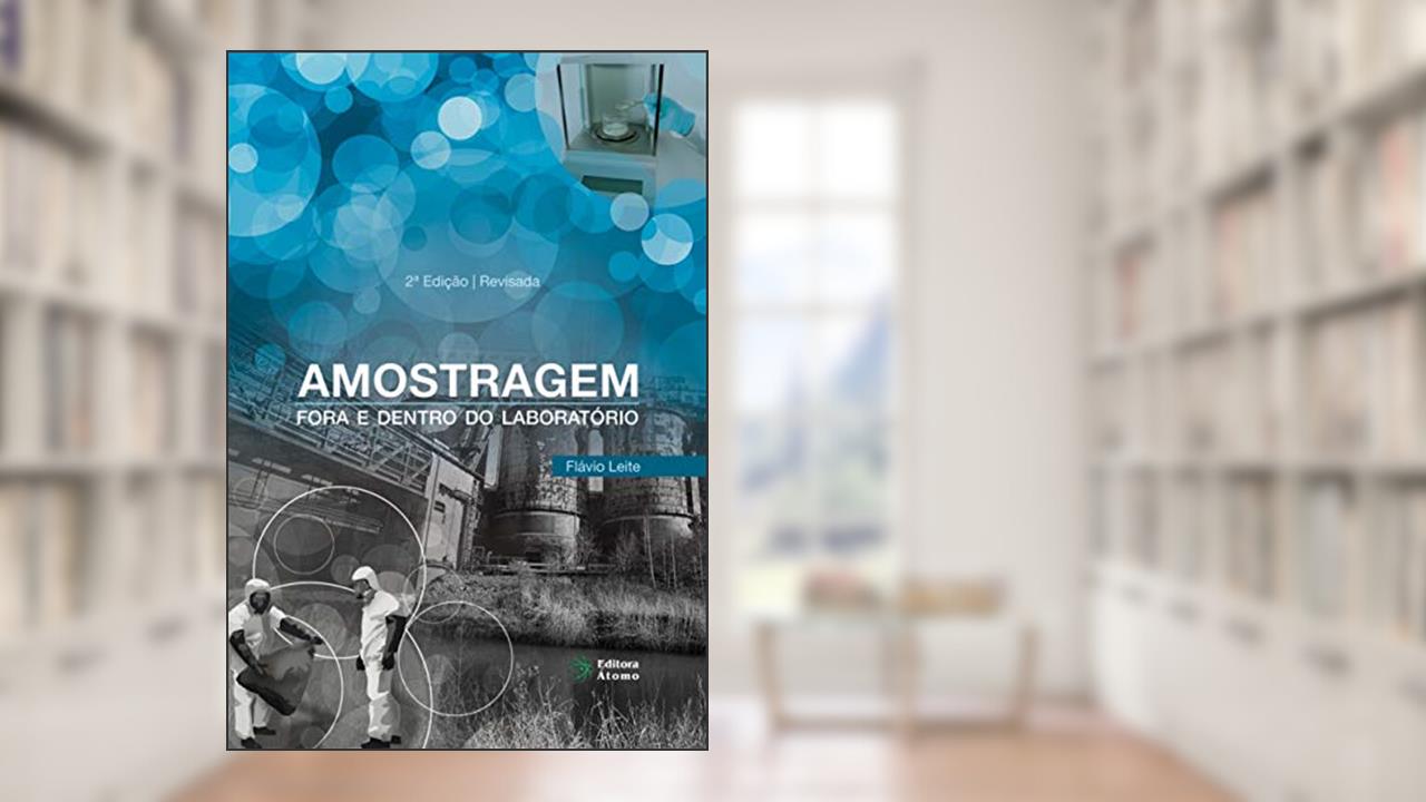 Capa de Amostragem: Fora e Dentro do Laboratório, do autor Flávio Leite