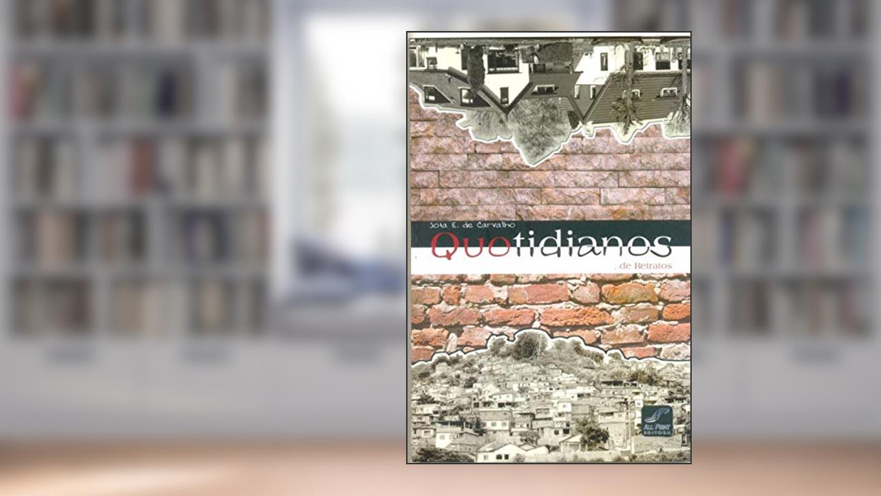 Capa de Quotidianos de Retratos, do autor Geraldo Mota de Carvalho