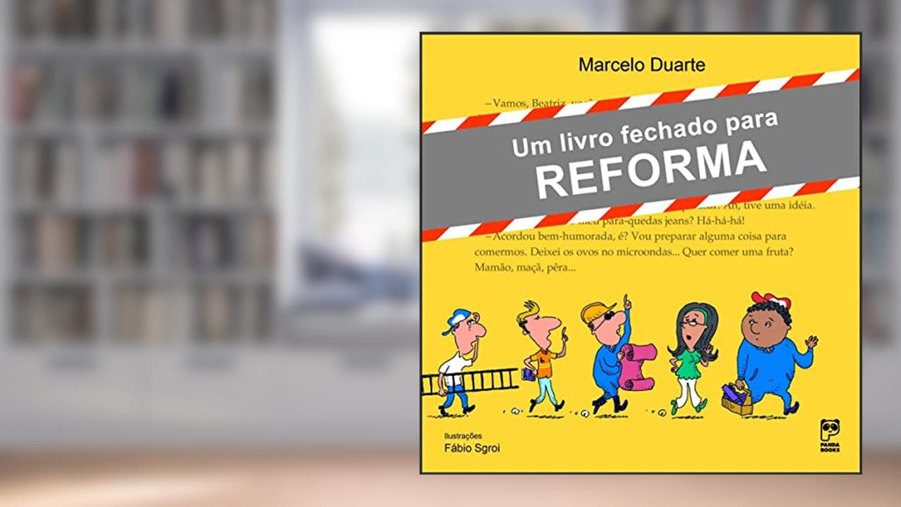 Capa de Um livro fechado para reforma, do autor Marcelo Duarte