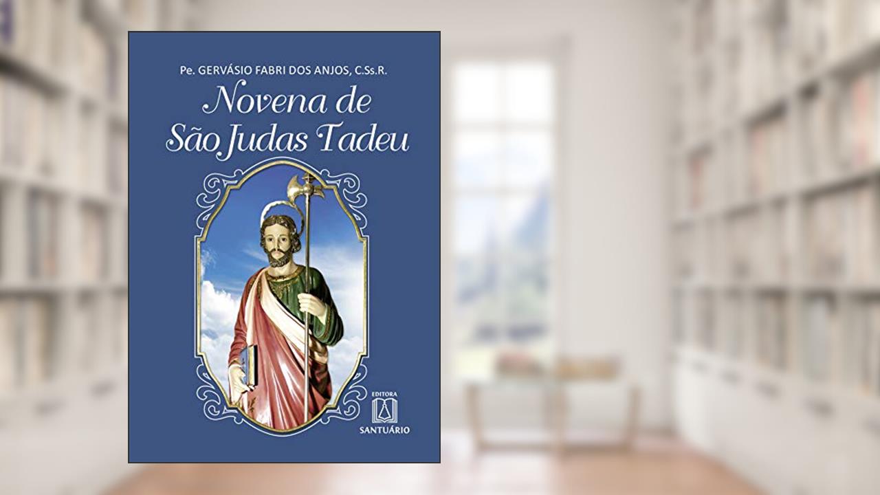 Capa de Novena de sao Judas Tadeu, do autor Pe. Gervásio Fabri dos Anjos C.Ss.R