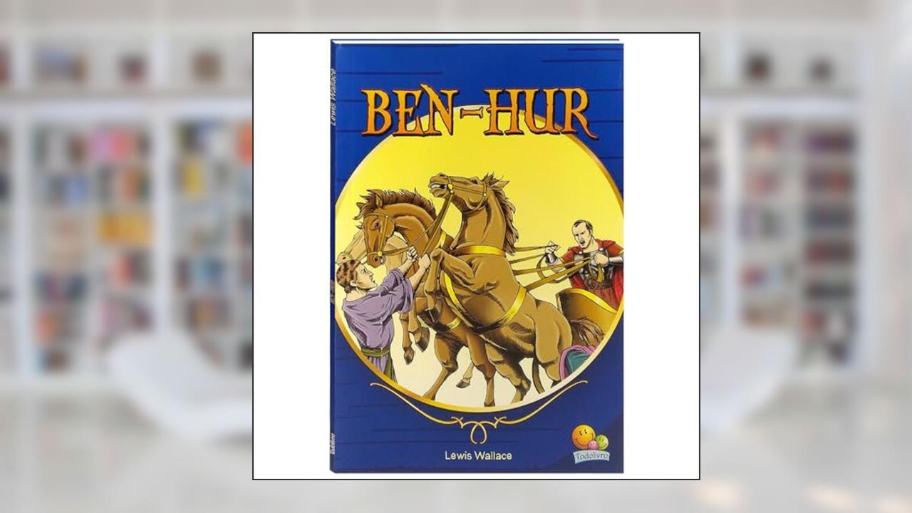 Capa de Mais Famosos Contos Juvenis, Os: Ben-Hur, do autor LEWIS WALLACE