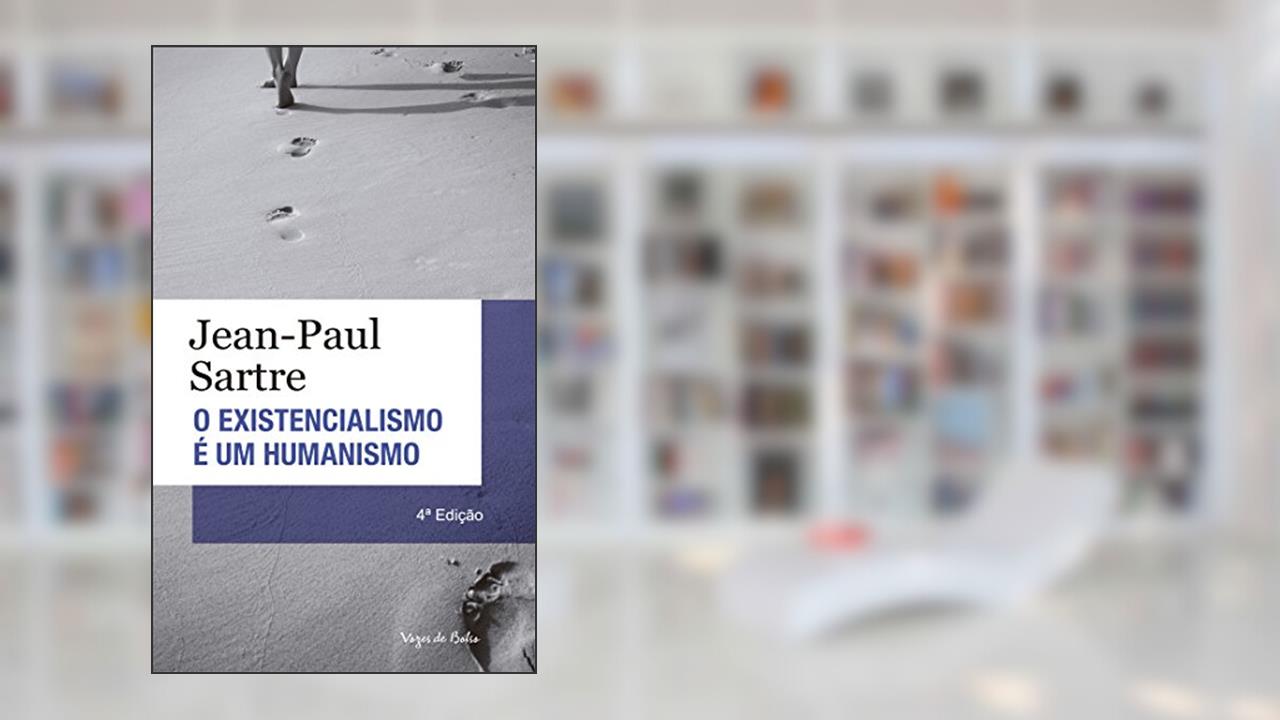Capa de Existencialismo é um humanismo - Ed. Bolso: Edição de Bolso, do autor Jean-Paul Sartre
