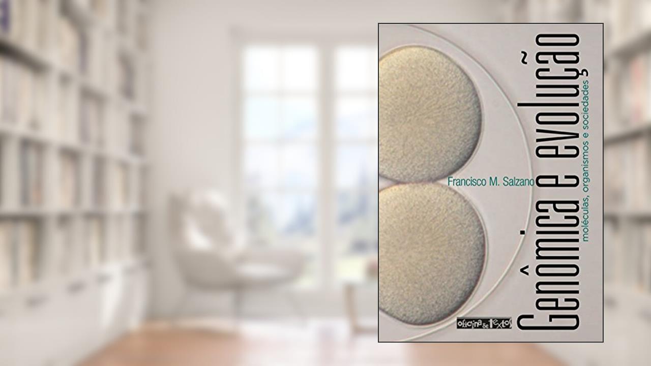 Capa de Genômica e Evolução, do autor Francisco M. Salzano