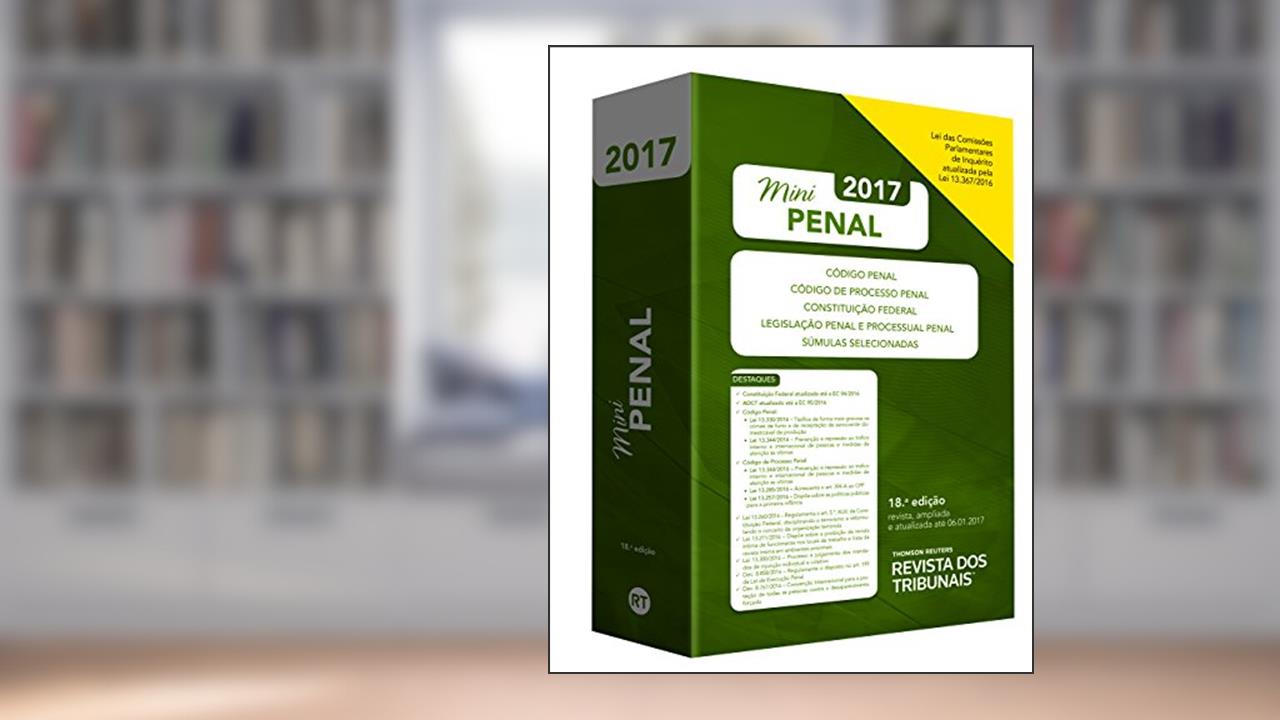 Capa de Mini Código RT Penal 2017, do autor Vários Autores