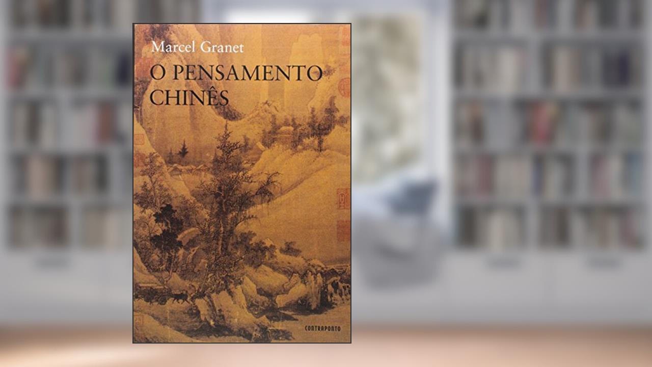 Capa de Pensamento Chines,o, do autor Marcel Granet
