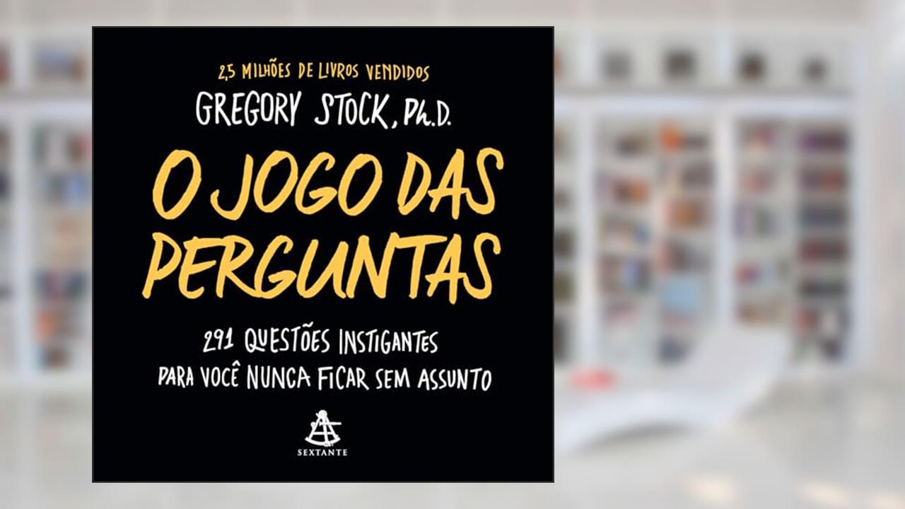 Capa de O jogo das perguntas, do autor Gregory Stock