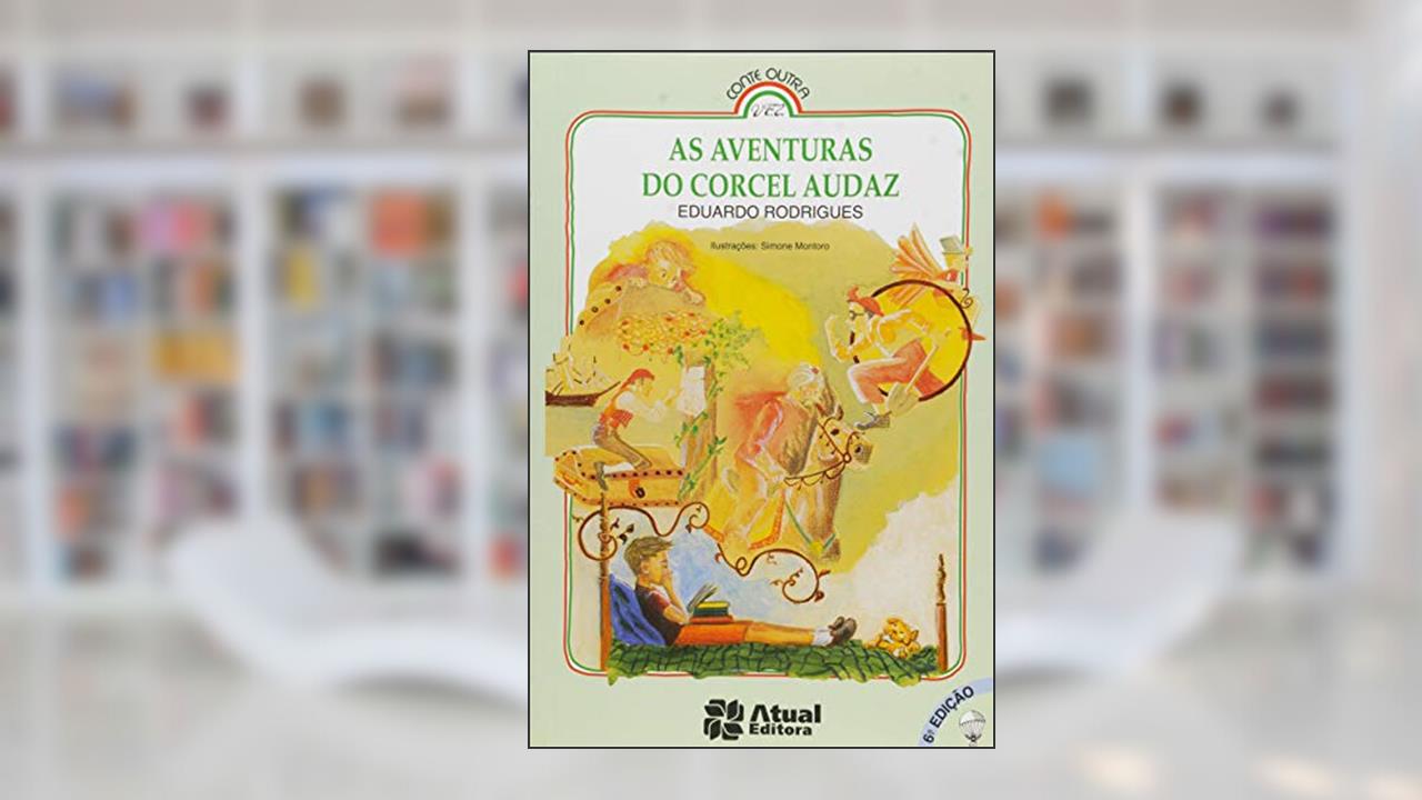 Capa de As aventuras do corcel Audaz, do autor Eduardo Rodrigues