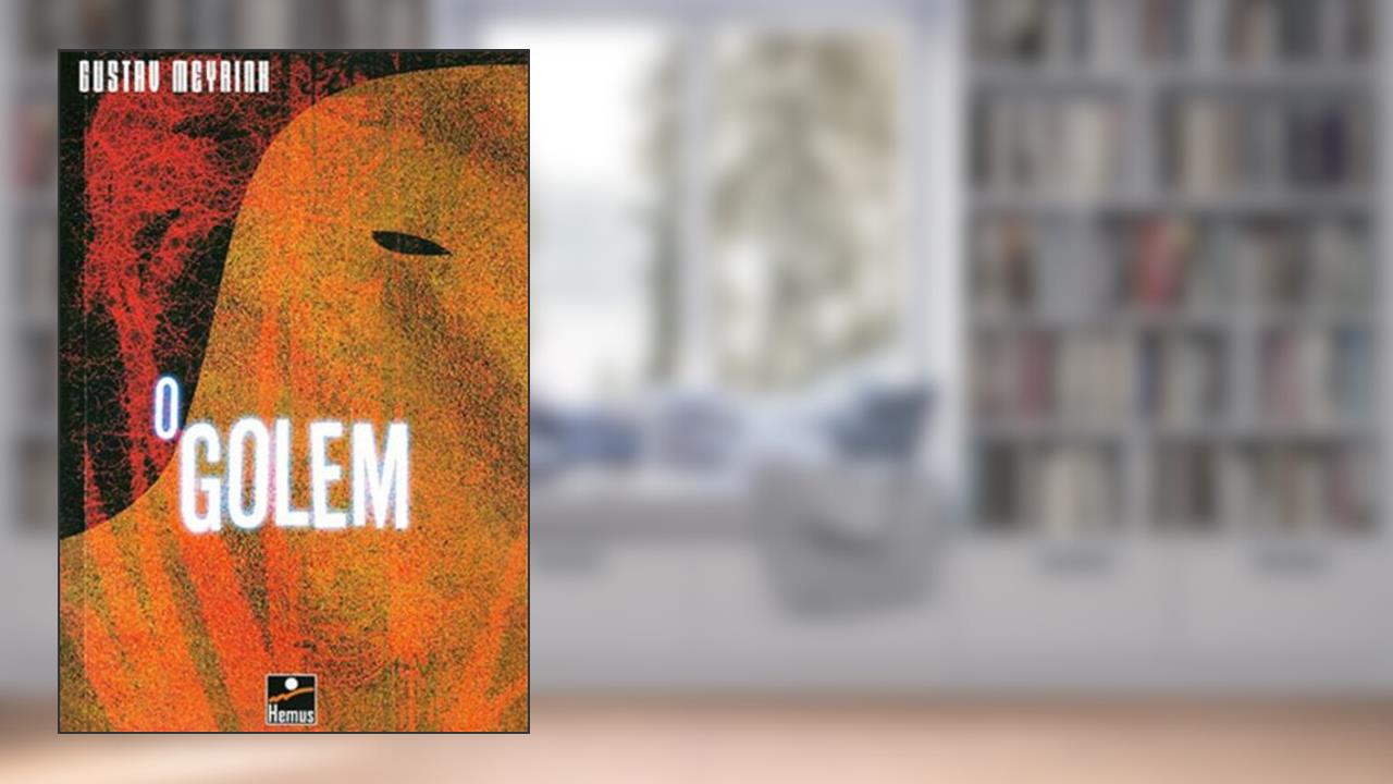 Capa de O Golem, do autor Gustav Meyrink