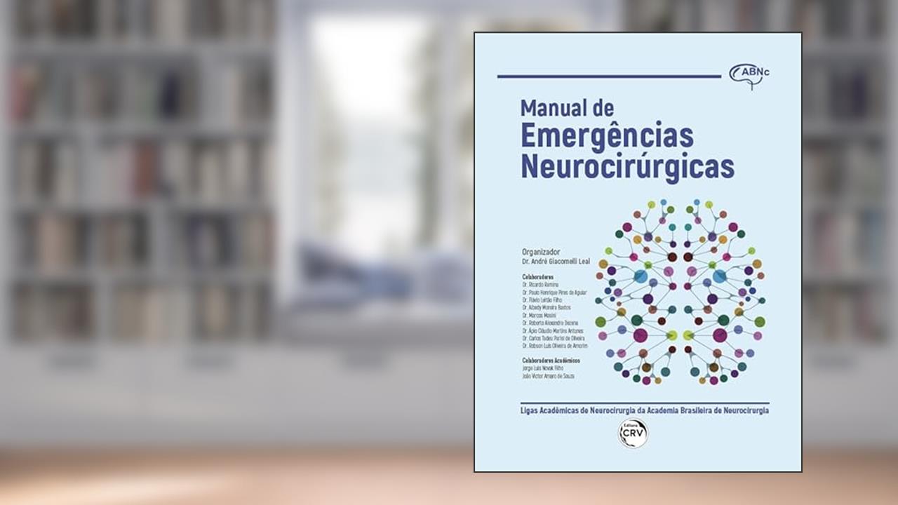 Capa de Manual de emergências neurocirúrgicas, do autor André Giacomelli Leal