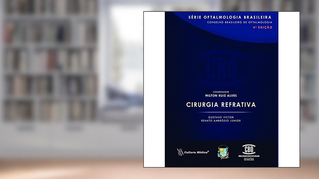 Capa de Cirurgia Refrativa, do autor Gustavo Victor; Renato Ambrósio Junior