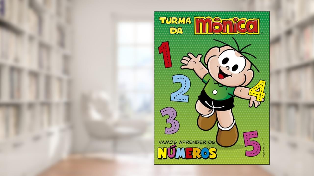 Capa de Turma da Mônica - Vamos aprender os números, do autor Ciranda Cultural