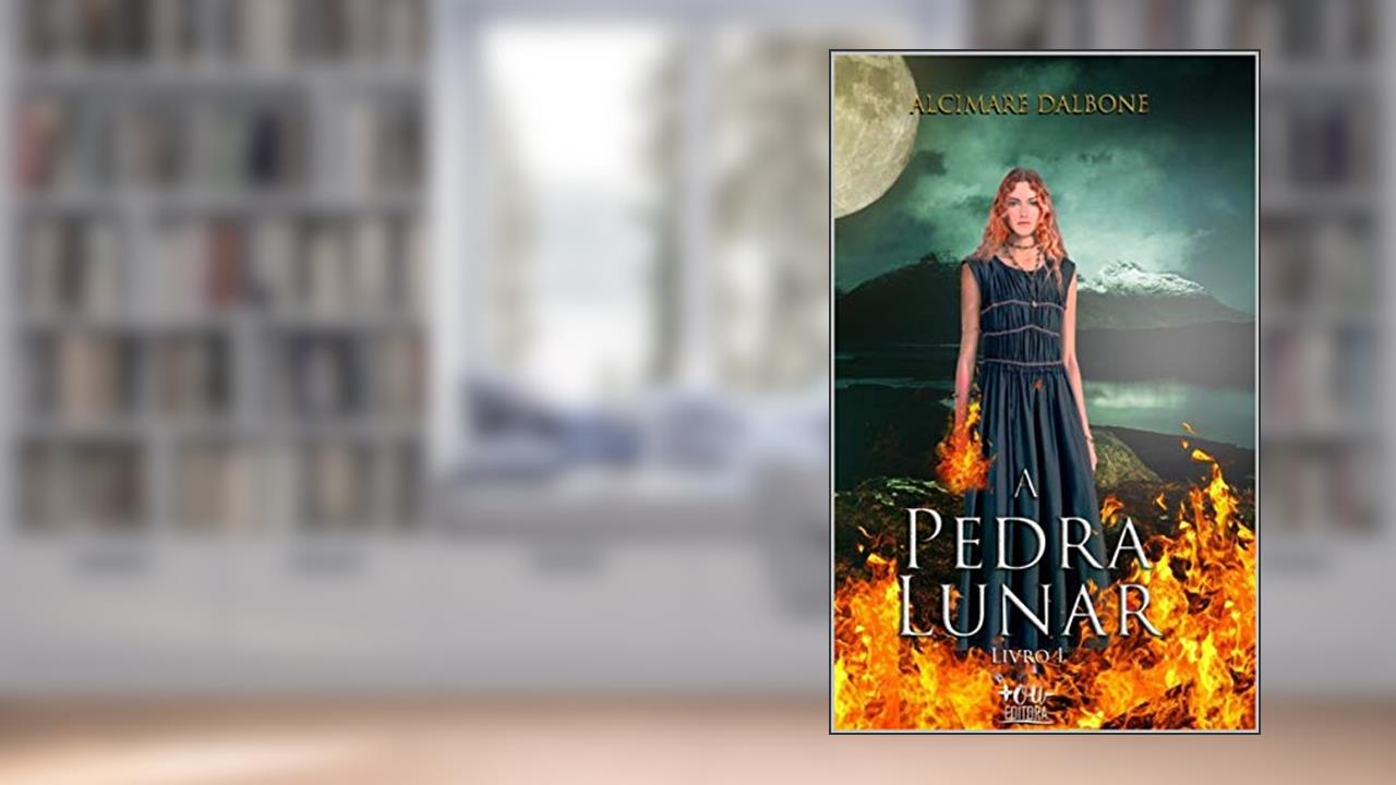 Capa de A Pedra Lunar, do autor Alcimare Dalbone