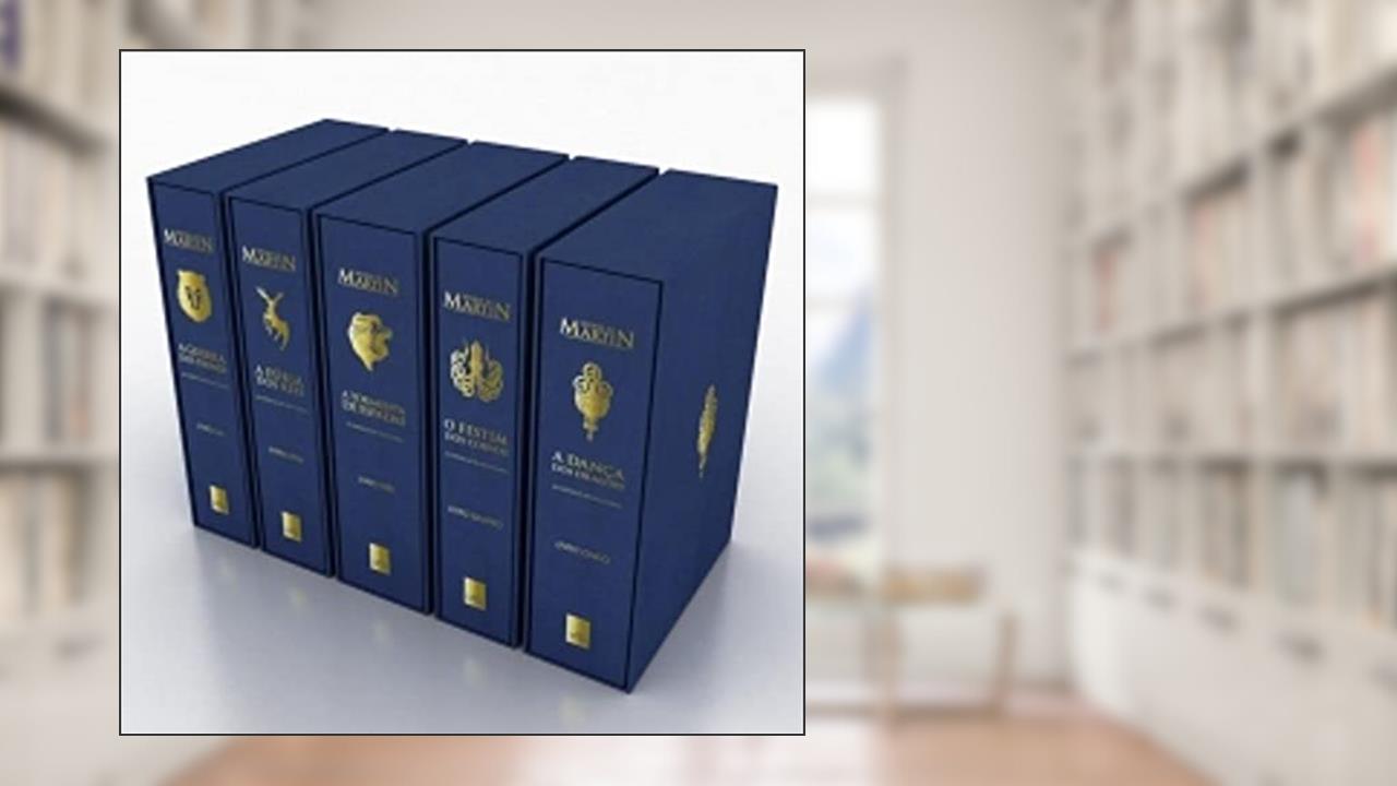 Capa de As Crônicas de Gelo e Fogo (Guerra dos Tronos) - Box com Edição de Luxo, do autor George R. R. Martin