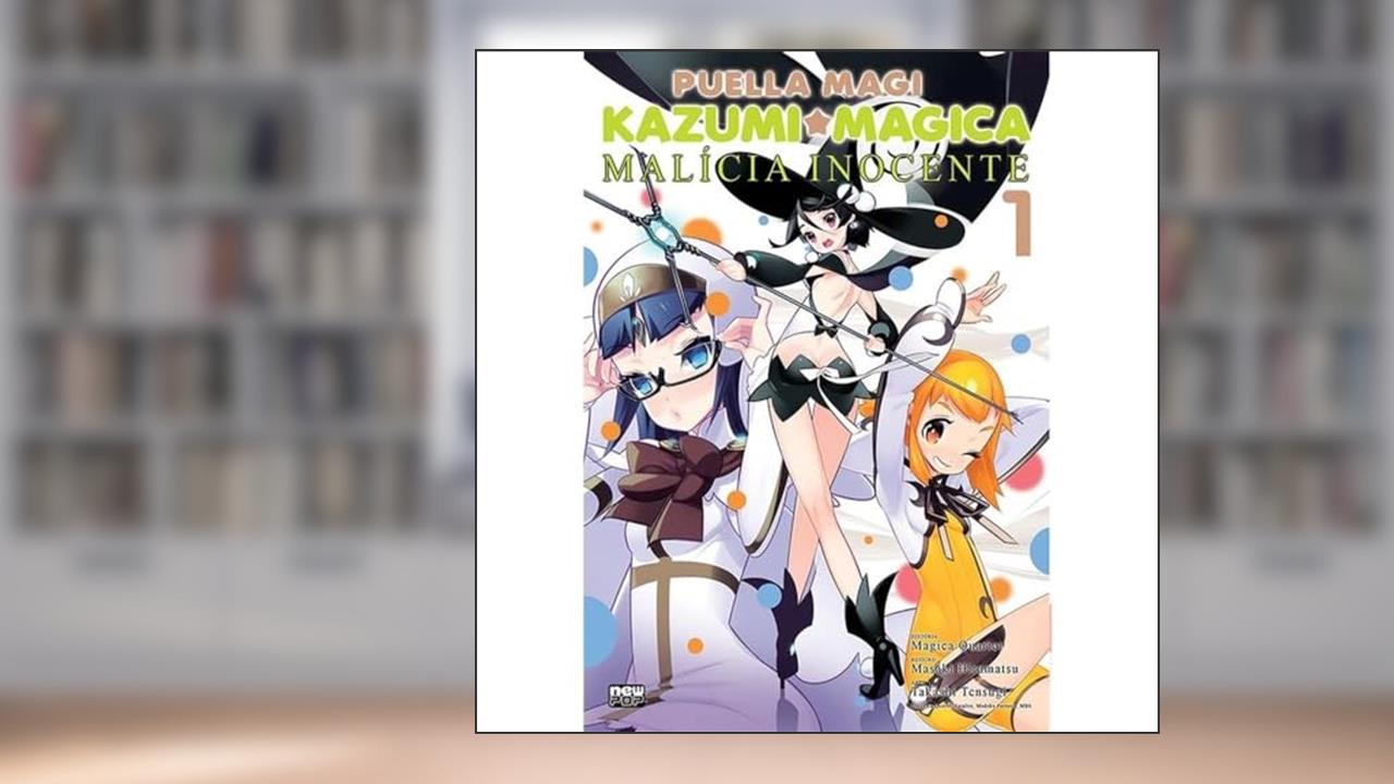 Capa de Kazumi Magica: Malicia Inocente - Volume 01, do autor Masaki Hiramatsu
