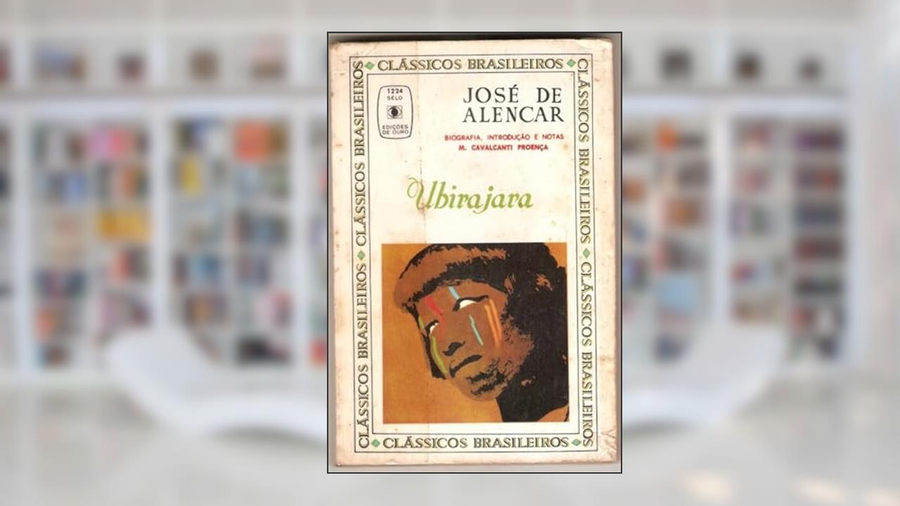 Capa de Ubirajara (Coleçao de Ouro), do autor José de Alencar