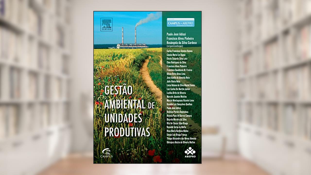 Capa de Gestão ambiental de unidades produtivas, do autor Paulo Adissi