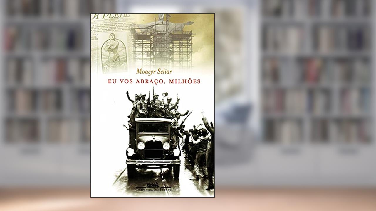 Capa de Eu vos abraço milhões, do autor Moacyr Scliar