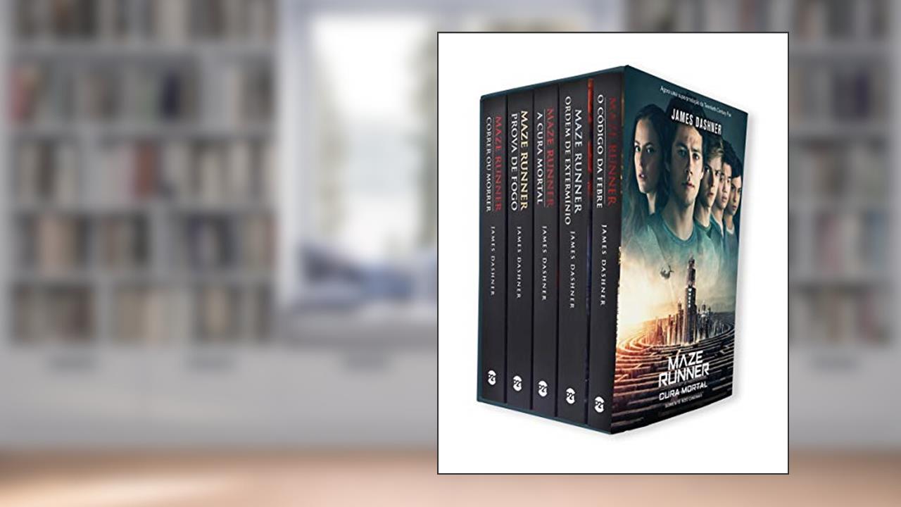 Capa de Box Maze Runner - Edição completa, do autor James Dashner