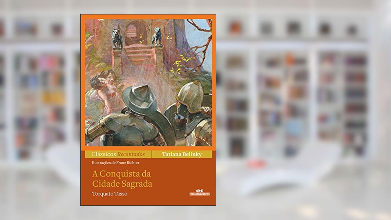 Capa de A Conquista da Cidade Sagrada, do autor Tatiana Belinky