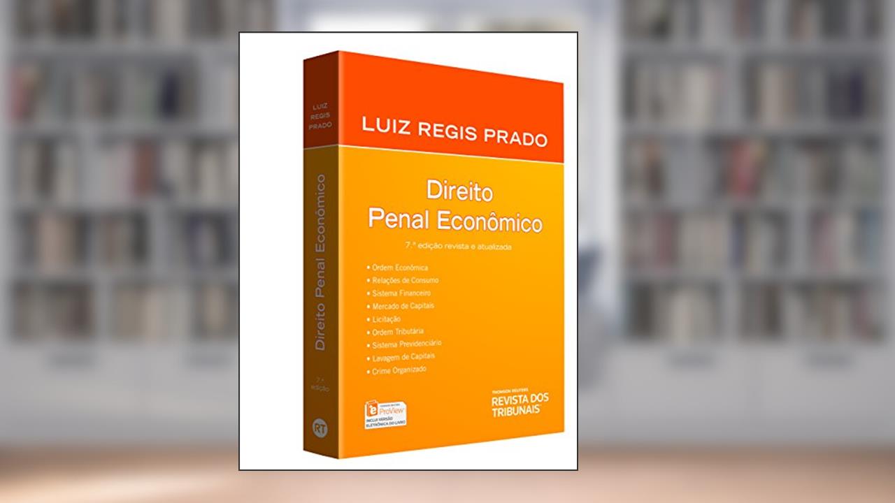 Capa de Direito Penal Econômico, do autor Luiz Regis Prado