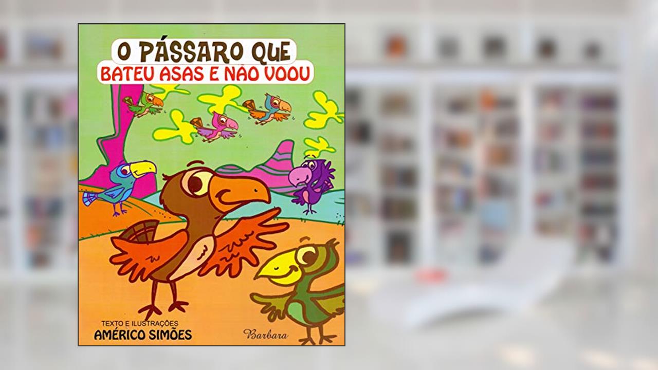 Capa de O Pássaro que Bateu Asas e não Voou, do autor Americo Simoes