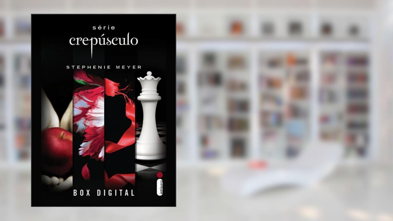 Capa de Box Crepúsculo, do autor Stephenie Meyer