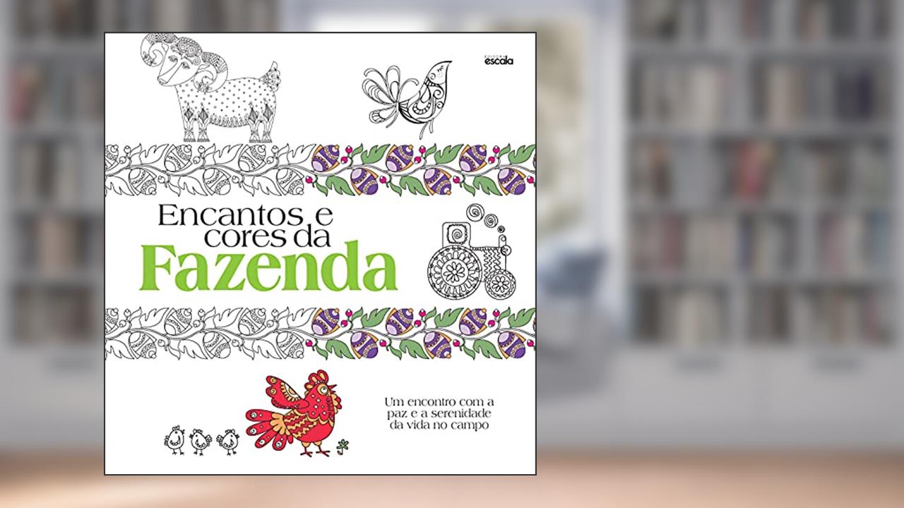 Capa de Encantos e cores da fazenda, do autor Escala