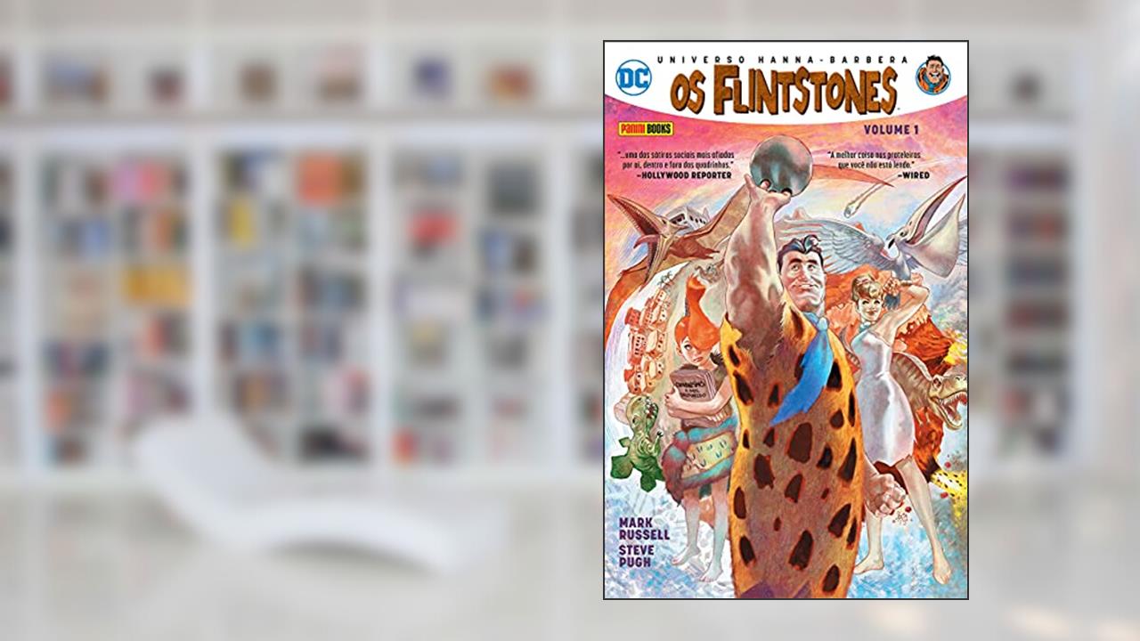 Capa de Os Flintstones - Volume 1, do autor Mark Russel