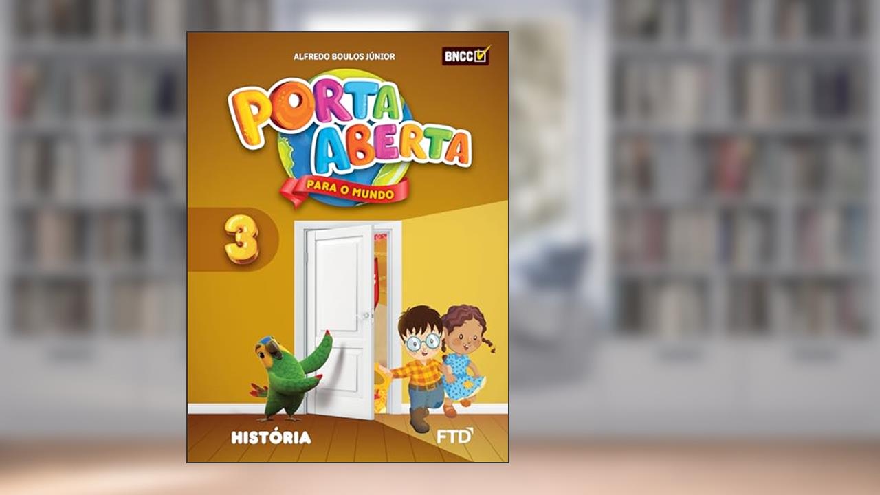 Capa de Porta Aberta História - 3º ano, do autor Alfredo Boulos Júnior