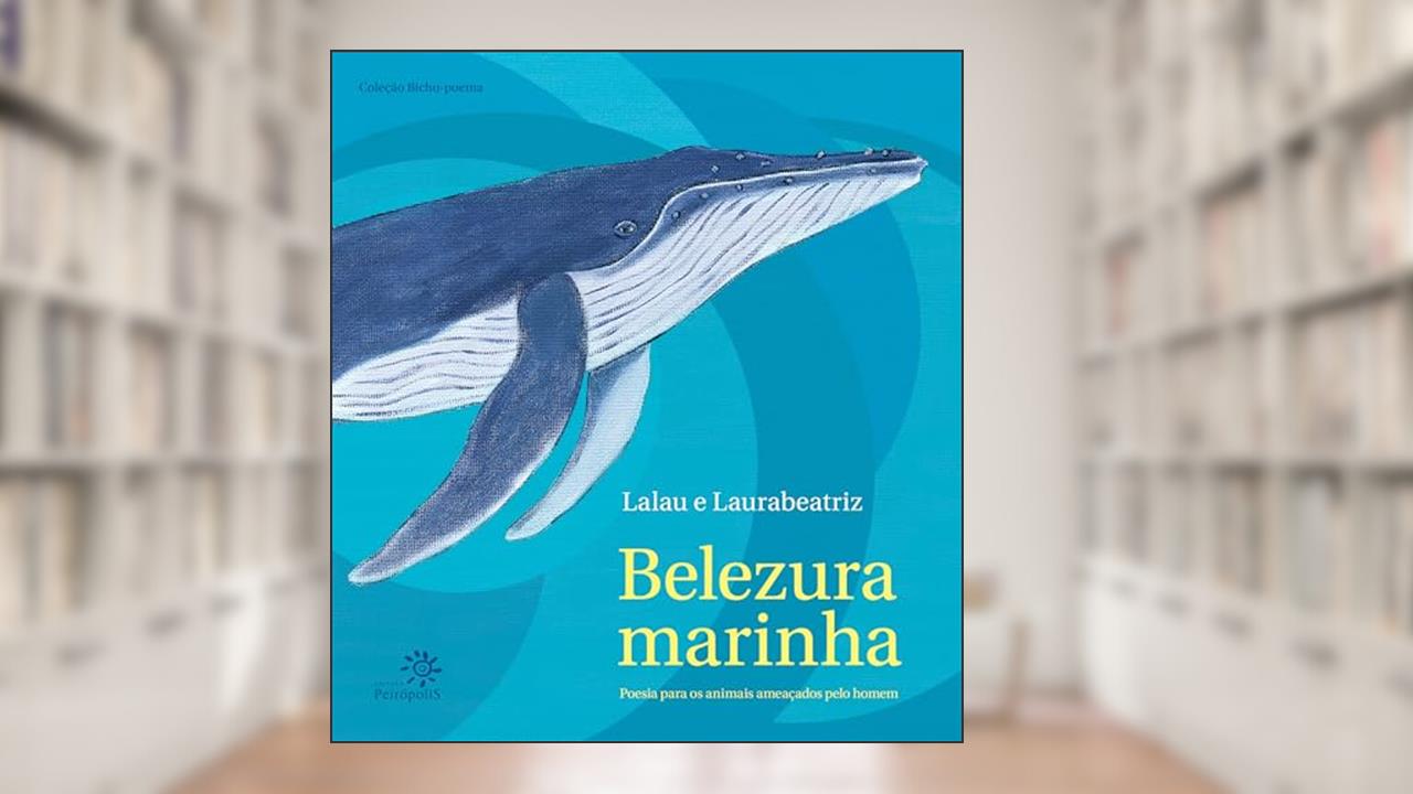 Capa de Belezura marinha: Poesia para os animais ameaçados pelo homem, do autor Lalau